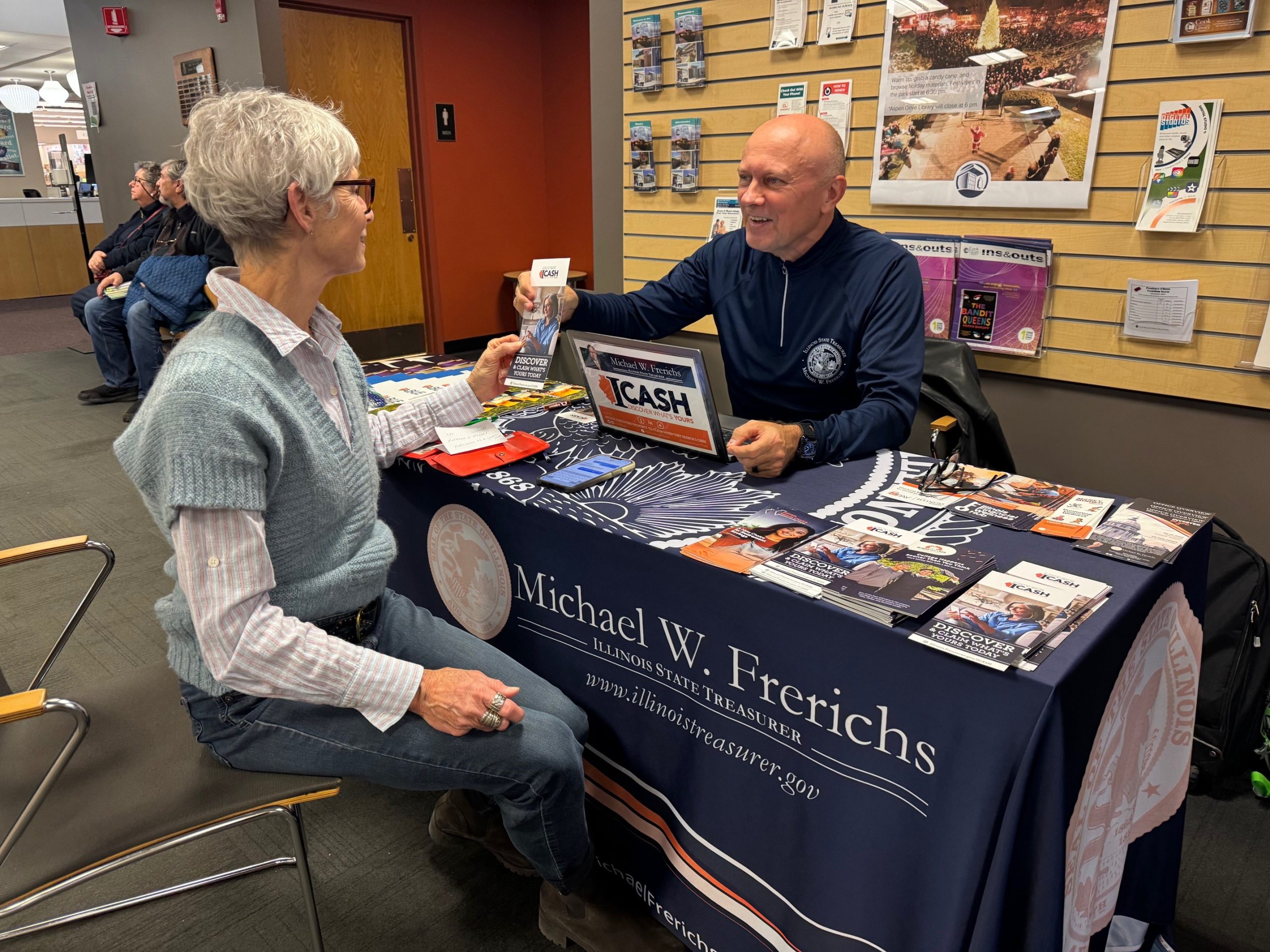 April 19, 2023 – State Treasurer Michael Frerichs Pushes to Reunite Peoria-Area Residents with Unclaimed Property