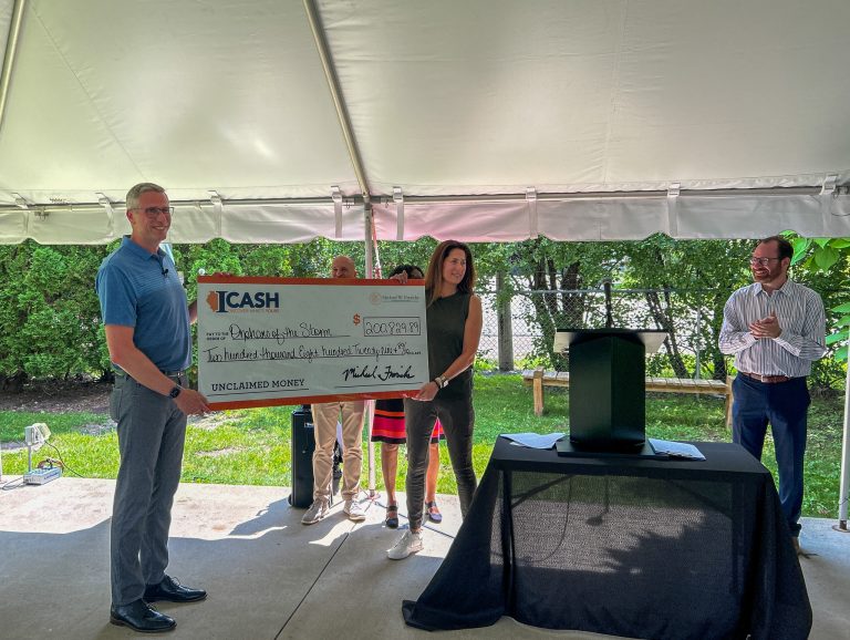 Orphans of the Storm I-CASH unclaimed property return with Treasurer Mike Frerichs