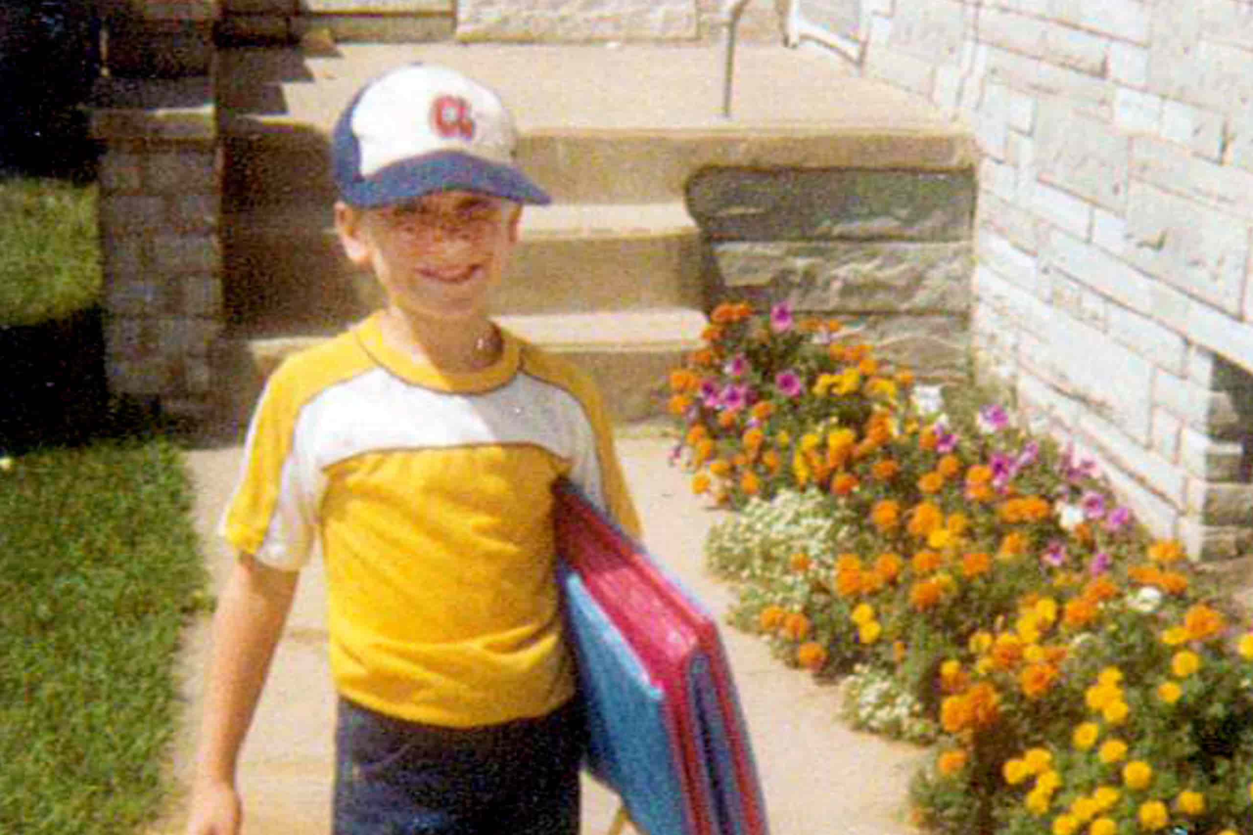 Treasurer Michael Frerichs on his first day of school