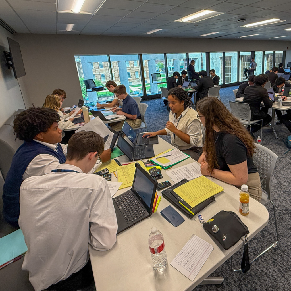 Students compete in our office's annual Personal Finance Challenge in Springfield. 