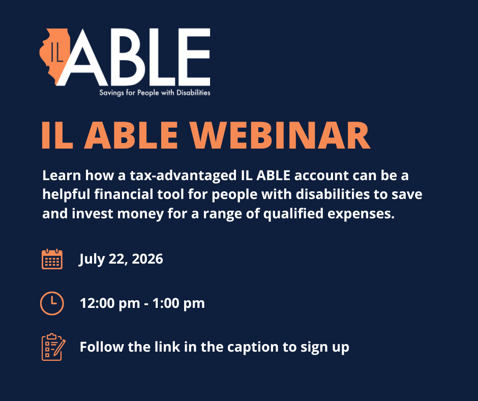 Information about the ABLE Webinar July 22, 2026